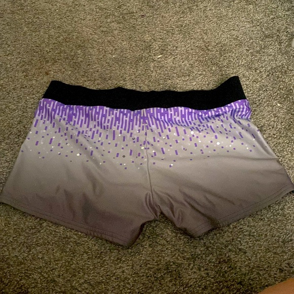 Spirit of Texas grey and purple practice wear shorts - Picture 2 of 2